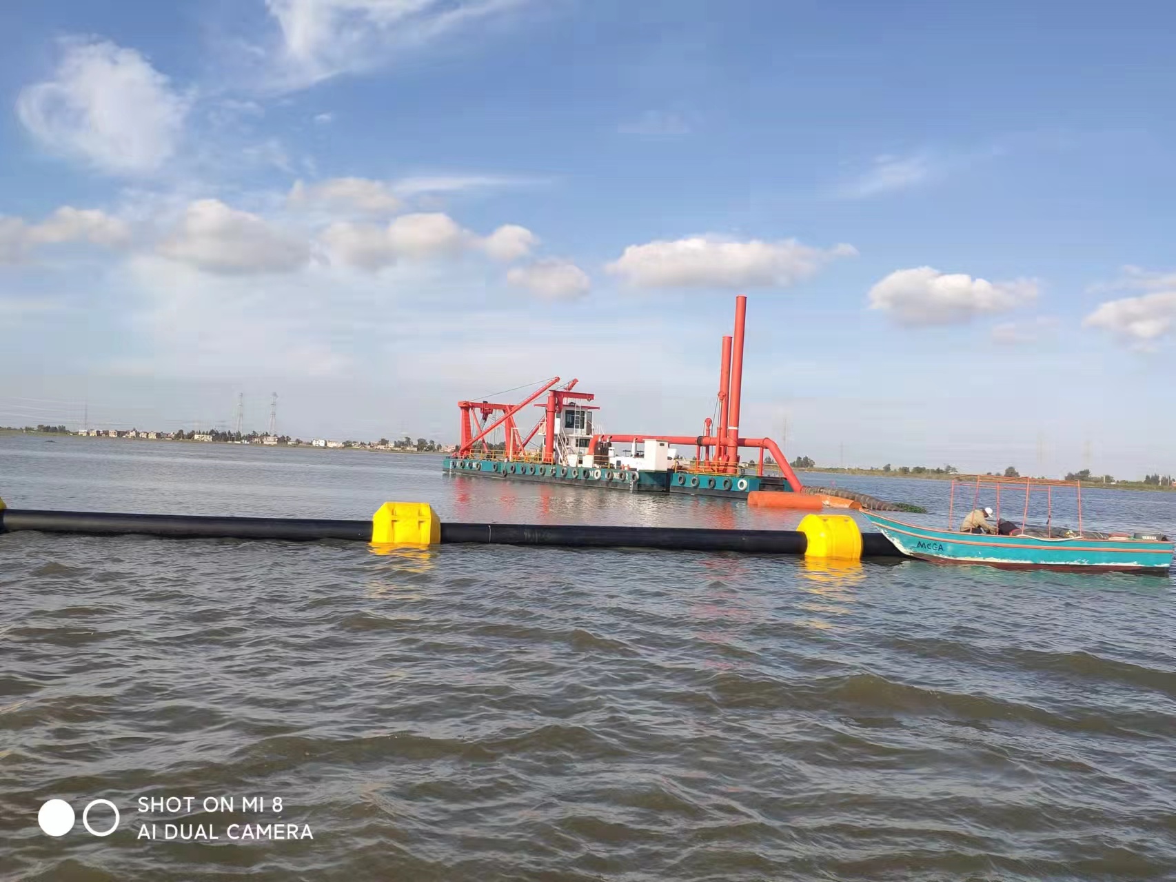 Морская промышленность, дноуглубительные работы, трубы из HDPE, песка, грязи, масляного поплавка, трубопровод, продажа