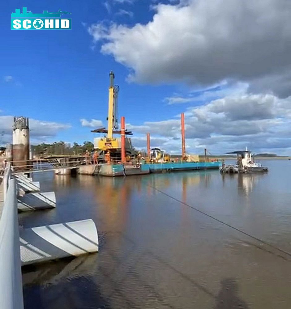 Новые бренды SCO HID Marine Crane плавучая баржа горячая распродажа в Уругвае