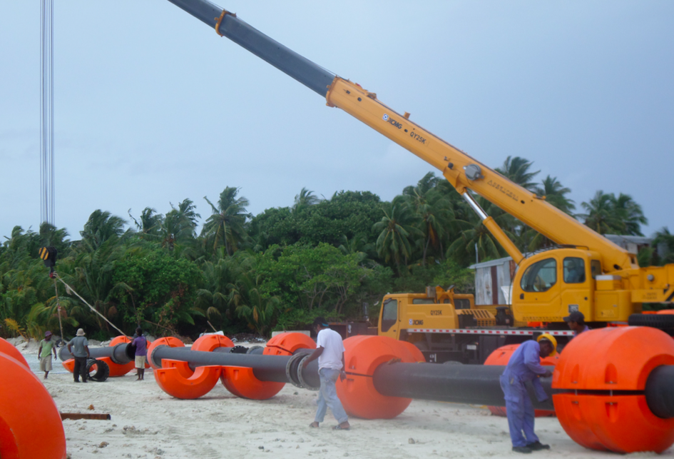 Морская промышленность, дноуглубительные работы, трубы из HDPE, песка, грязи, масляного поплавка, трубопровод, продажа